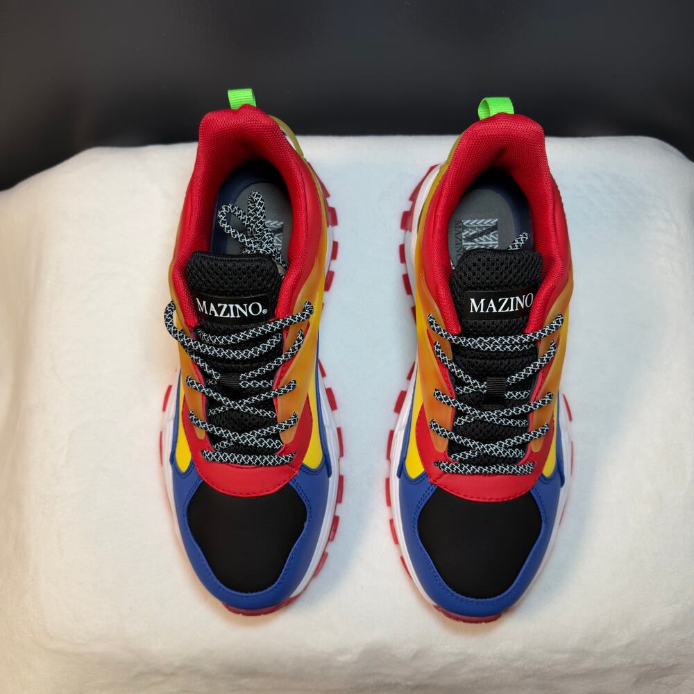 Mazino Molten Multi-Color Sneaker | K-Molten-005-D | Youth 7Y - Picture 6 of 11